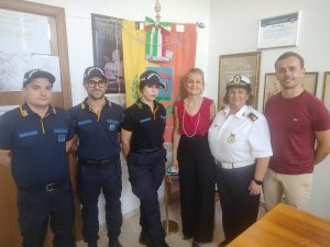 Francesco Calabrò, Francesco Palomba ed Elisabetta Rossetti, tre nuovi agenti di polizia locale a Cerveteri