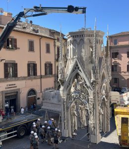 Viterbo – Pronta la formazione dei Facchini che trasporterà la nuova Macchina di Santa Rosa