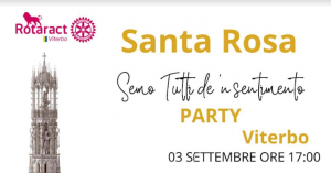 Viterbo – Santa Rosa, “Il Rotaract si tinge di Rosina”