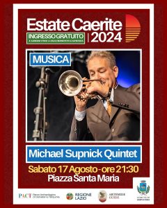 Musica, questa sera Cerveteri a tutto jazz con il Michael Supnick Quintet