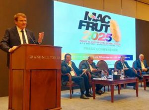 A Macfrut 2025 filiera mondiale ortofrutta, presentata al Cairo 42ma edizione