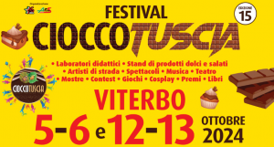 Viterbo – Torna il CioccoTuscia Festival a ottobre con una doppia data, gara di cosplay e tanti eventi