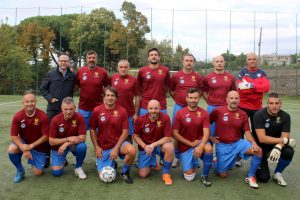 Viterbo – Torneo Interforze Santa Rosa 2024, la squadra della polizia qualificata per la semifinale