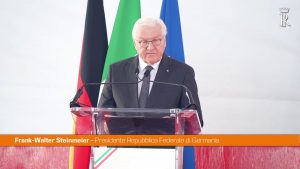 Steinmeier “Dolore e vergogna per la strage di Marzabotto”