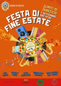 Spettacoli, musica e cibo da strada alla “Festa di fine Estate” di Greccio