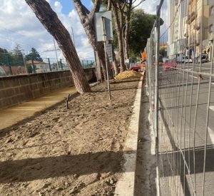 Viterbo – Polemiche sul nuovo marciapiedi in viale Baracca, interviene anche l’ex sindaco Arena