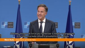 Nato, Rutte “Aumentare le spese per la difesa”