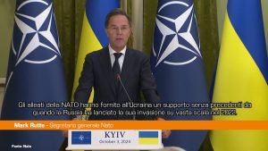 Ucraina, Rutte “Dalla Nato supporto senza precedenti, ma serve di più”