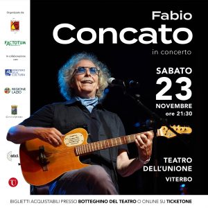 Viterbo – Il programma di JazzUp Festival, chiusura con Fabio Concato