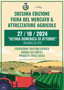 Conto alla rovescia a Vasanello per la Fiera del Mercato e delle attrezzature agricole