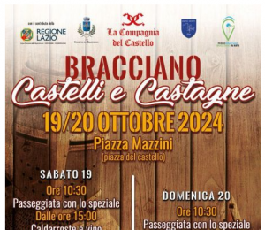 Bracciano, nel week-end torna “Castelli e castagne”