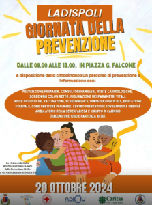 Ladispoli, domani a Piazza Falcone c’è la Giornata della Prevenzione