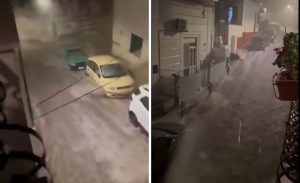 Ischia – Le strade diventano un fiume in piena, l’isola in ginocchio (VIDEO)