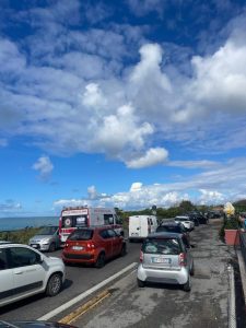 Civitavecchia, tamponamento al Marangone: traffico in tilt per un’ora