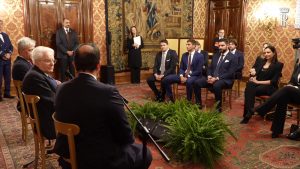 Mattarella riceve delegazione dei Giovani imprenditori Confindustria