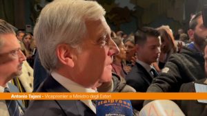 Tajani “Forza Italia cresce, ma adesso serve un salto di qualità”