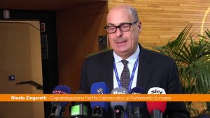 Ue, Zingaretti “Lotteremo in Parlamento per un nuovo europeismo”