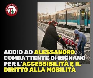 Rignano Flaminio – Addio ad Alessandro, sua la battaglia a favore della mobilità per i disabili