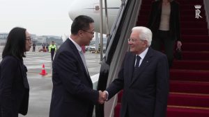 Il Presidente Mattarella arriva a Hangzhou