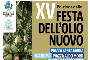 Cerveteri – In arrivo la 15esima edizione della festa dell’Olio nuovo