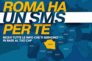 Roma:al via campagna Comune, sms per info su citta’ ed emergenze