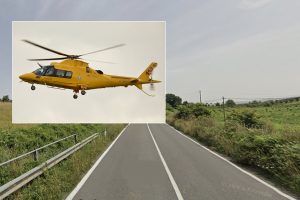 Civita Castellana – Incidente lungo la Flaminia, due moto finiscono in cunetta