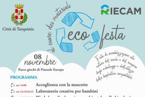 Tarquinia – Domani arriva l’Ecofesta, una giornata dedicata all’economia circolare