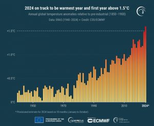 Allarme Copernicus, il 2024 sarà l’anno più caldo di sempre