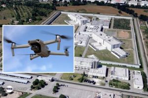 Viterbo – Droga e cellulari in carcere con un drone, i destinatari erano i detenuti del reparto D1