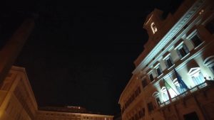 Cancro al polmone, Montecitorio si illumina di bianco