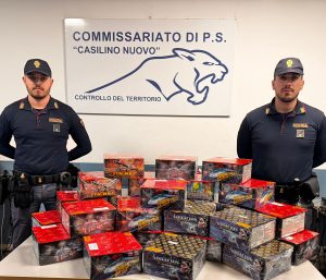 Roma – Beccato sul GRA con oltre 136 kg di fuori pirotecnici senza licenza, denunciato 43enne