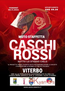 Caschi Rossi sotto lo stesso Cielo: motostaffetta contro la violenza di genere