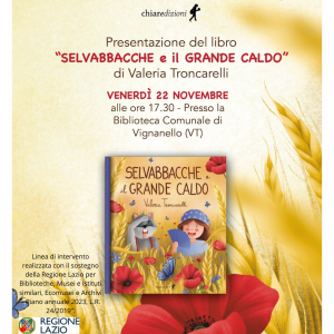 “Selvabbacche e il grande caldo”: incontro con l’illustratrice per bambini Valeria Troncarelli nella biblioteca comunale di Vignanello