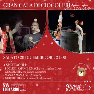 Gran Galà di Giocoleria al teatro San Leonardo di Viterbo