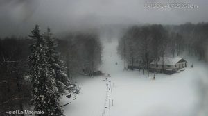 Abbadia San Salvatore – Al Monte Amiata un buongiorno immerso nella neve (FOTO)