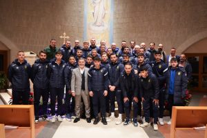 Calcio – Santa messa e cena degli auguri per la Fc Viterbo (FOTO)