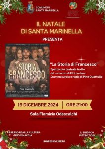 “La Storia di San Francesco ” in scena a Santa Marinella