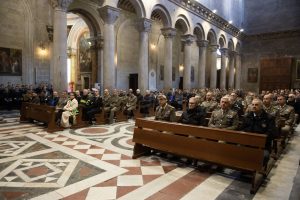 Viterbo – Celebrato il Precetto di Natale Interforze, un momento di preghiera per i servitori della Patria