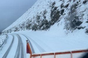 Neve e ghiaccio sulle strade del Lazio, attivi i mezzi invernali di Astral