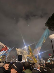 Migliaia di tifosi a piazza della Libertà per i 125 anni della S.S. Lazio