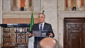 Tajani “L’Italia farà tutto il possibile per la pace in Medio oriente”