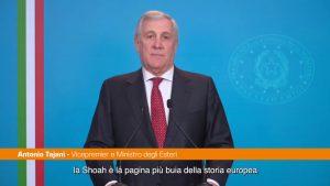 Shoah, Tajani “Governo in prima linea contro l’antisemitismo”