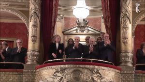 Mattarella all’Opera di Roma per assistere a Tosca