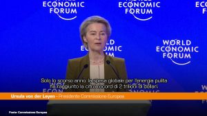 Ue, Von der Leyen “Manteniamo la rotta sulla transizione energetica”