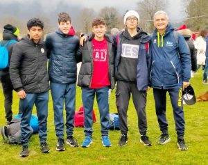 Enrico Bossi, dominatore della prova dei 3Km dei Cross a Rocca di Papa