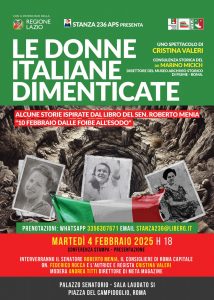 Vittime delle Foibe, “Le Donne Italiane Dimenticate” arrivano a Teatro