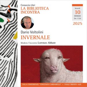 “La Biblioteca incontra” ospita Dario Voltolini, finalista al Premio Strega