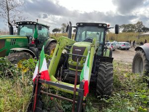 Protesta degli agricoltori a Torrimpietra: solidale il sindaco Gubetti